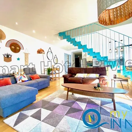Riviera Cote D'azur - Old Port - Amazing Ac Duplex 3 Bedrooms 2 Bathrooms- Duplex Maison Du Port Apartman 3*