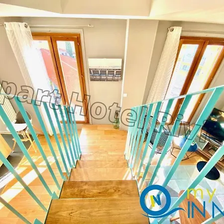 Apartman Riviera Cote D'azur - Old Port - Amazing Ac Duplex 3 Bedrooms 2 Bathrooms- Duplex Maison Du Port