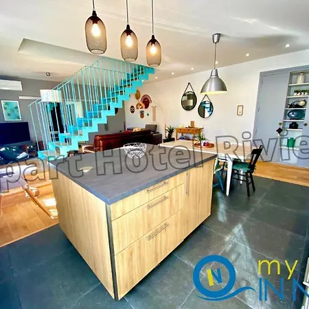 Riviera Cote D'azur - Old Port - Amazing Ac Duplex 3 Bedrooms 2 Bathrooms- Duplex Maison Du Port Nizza